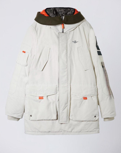 Parka with hood aeronautica - parka,