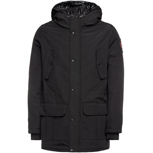 Parka jacket with hood - parka,